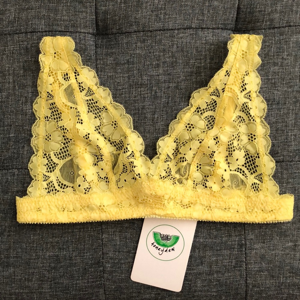 Yellow bra